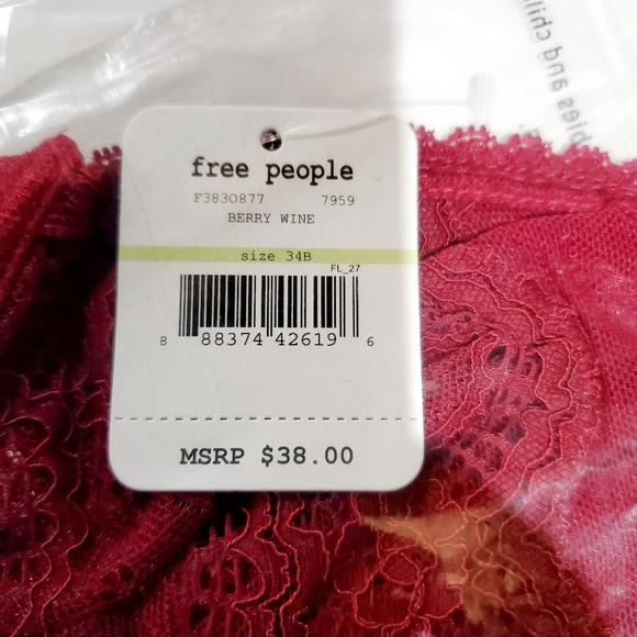 FREE PEOPLE Lace Triangle Bra - Picture 5 of 6